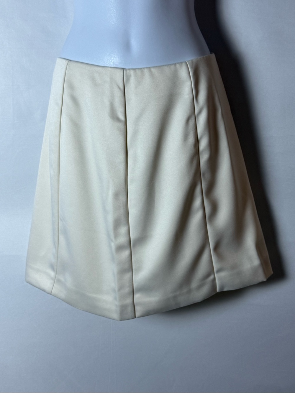 a new day Cream Panel A-Line Mini Skirt